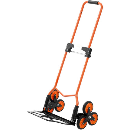 Stair Climbing Cart, 54 kg, Foldable 6-Wheel Dolly