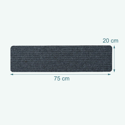 Treppenstufenmatten, selbstklebend, 16 Stück, 75x20cm