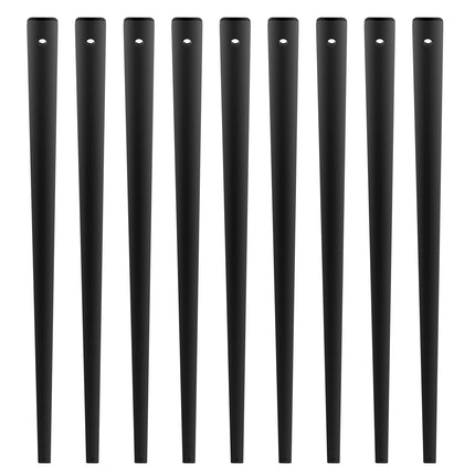 Staircase Deck Balusters, 38 In Flat Aluminum, 72 Pack
