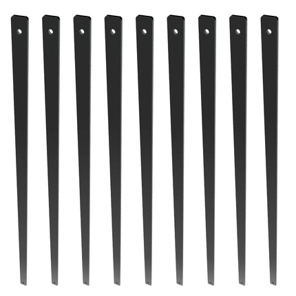 Staircase Metal Balusters 29.5in, 51-Pack Matte Black
