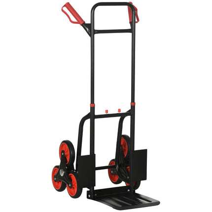 Treppensteiger-Sackkarre klappbar, Stahl, 150 kg Tragkraft