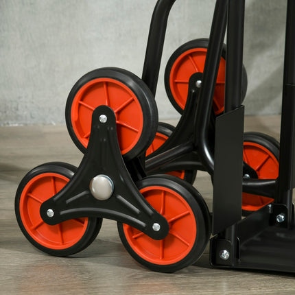 Treppensteiger-Sackkarre klappbar, Stahl, 150 kg Tragkraft