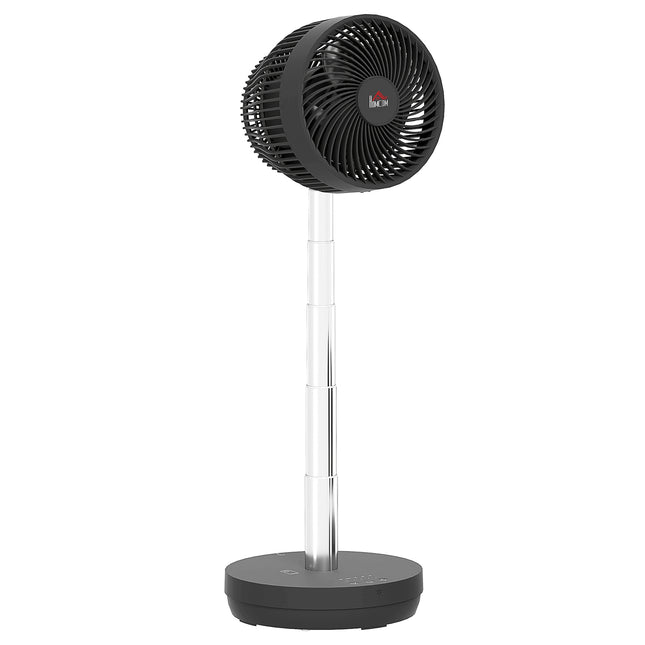 USB-wiederaufladbarer Standventilator mit Fernbedienung und 10 Geschwindigkeitsstufen