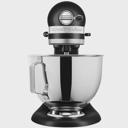 Küchenmaschine 4,3L, Mattschwarz, Edelstahlschüssel
