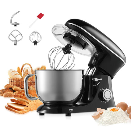 Stand Mixer, 6 Qt Tilt-Head, 1400W, Stainless Bowl