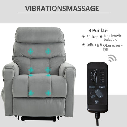 Elektrischer Massagesessel, Samtliege, Relaxsessel