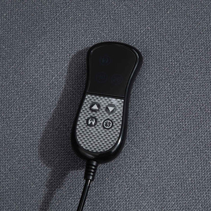Elektrické polohovací křeslo s pomocí při vstávání, šedý len