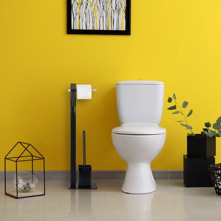 Stand WC set in a mix of materials