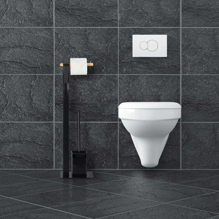 Stand WC set in a mix of materials