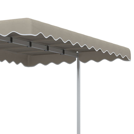 Gartenmarkise 4,02x2,27m, Rotierendes Dach, Sonnenschutz