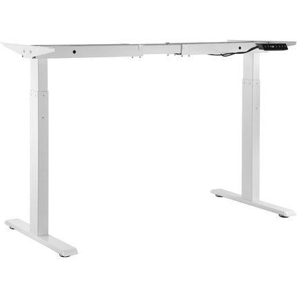 Standing Desk Frame, Dual Motor, Adjustable Height, White