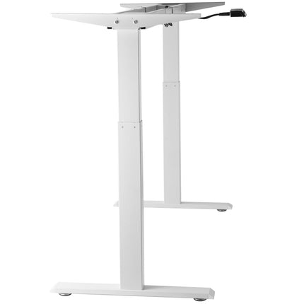 Standing Desk Frame, Dual Motor, Adjustable Height, White