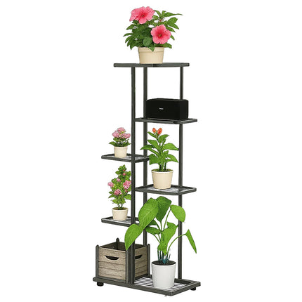 Stehender Blumenständer, 106 cm, Metall, Innen/Außen
