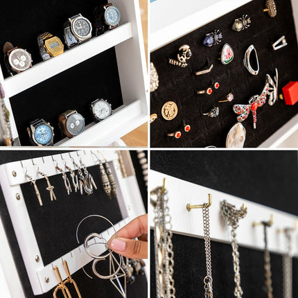 Miroir à bijoux sur pied avec lumières LED Jewight InnovaGoods