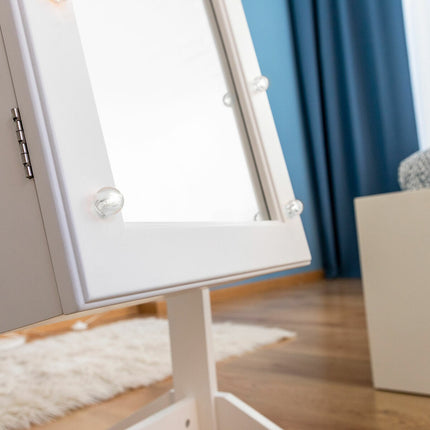 Miroir à bijoux sur pied avec lumières LED Jewight InnovaGoods