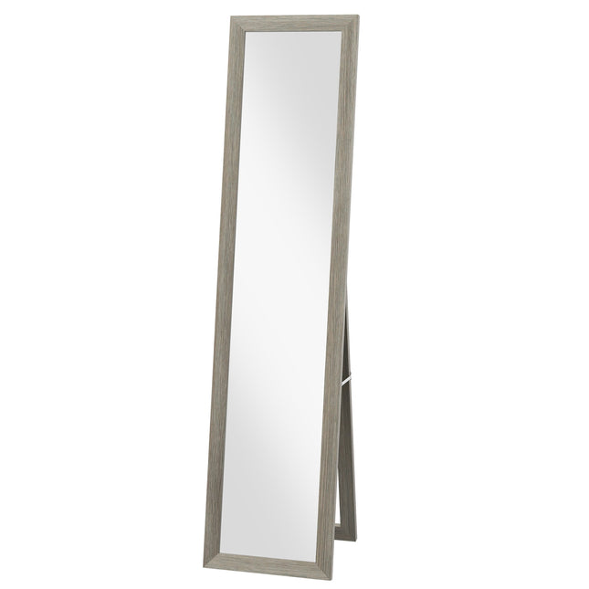 Ganzkörperspiegel aus Aluminium, grau – Schlafzimmer & Flur