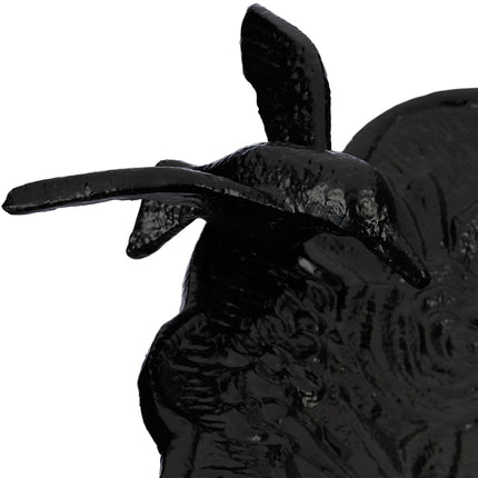 Standing bird bath in cast iron