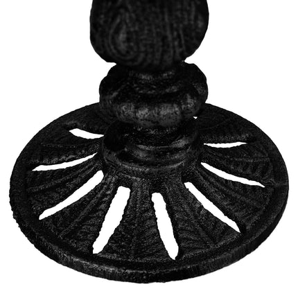 Standing bird bath in cast iron