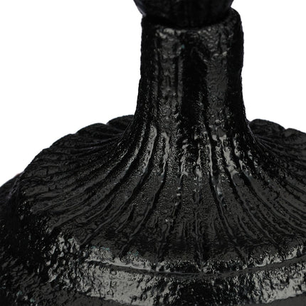 Standing bird bath in cast iron