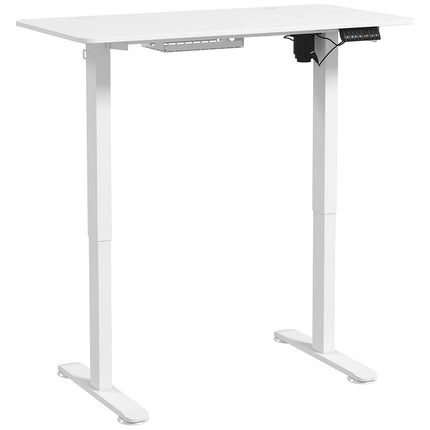 Elektrischer Stehschreibtisch, höhenverstellbar, 120x60cm, weiß