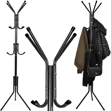 Cintre sur pied 170 cm - noir Ruhhy 23815