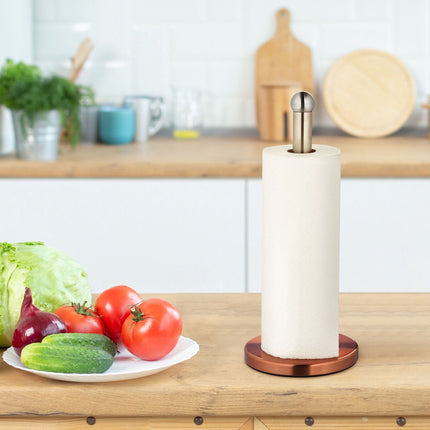 Standing holder for household paper