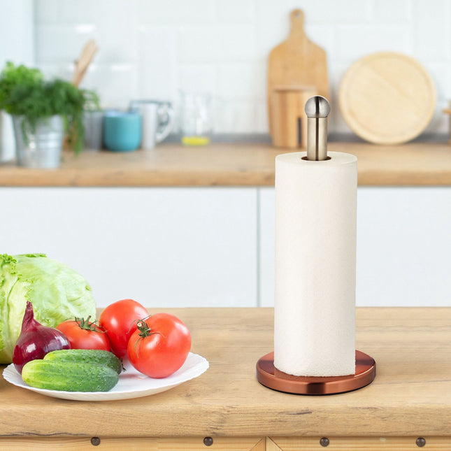 Standing holder for household paper