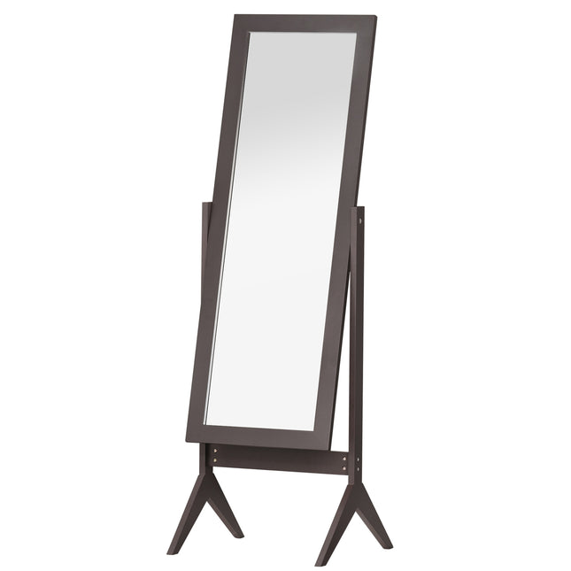 Standspiegel, pflegeleichte MDF, 47x46x148 cm