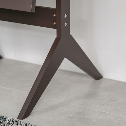 Standing full-length mirror, easy-care MDF, 47x46x148 cm