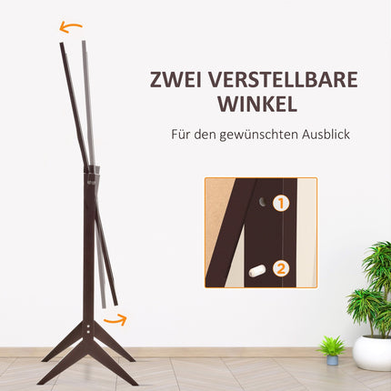 Standing full-length mirror, easy-care MDF, 47x46x148 cm