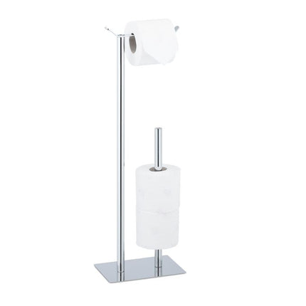 Standing toilet paper holder