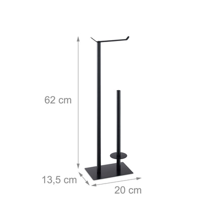Standing toilet paper holder
