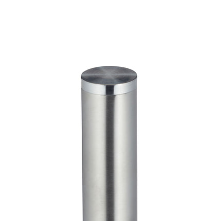 Standing toilet paper holder in metal
