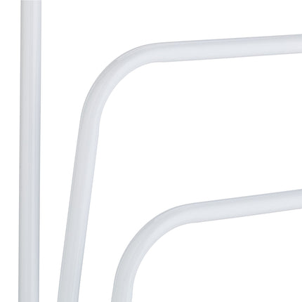 Porte-serviettes sur pied blanc