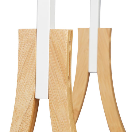 Porte-serviettes sur pied à trois bras