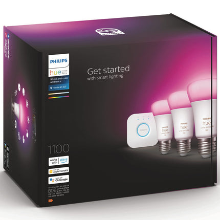 Kit de démarrage Ambiance Couleur Blanche 3xE27