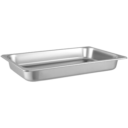 Steam Table Pans, Full Size, Stainless Steel, 2.5 In Deep, 6-Pack