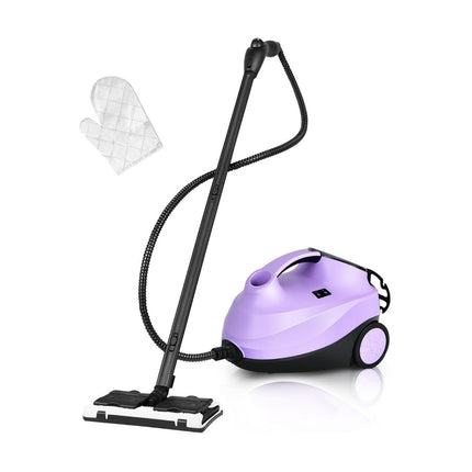 Stoomreiniger met 19 accessoires stoomreiniger 2000W vloerstoomreiniger tot 108 paars