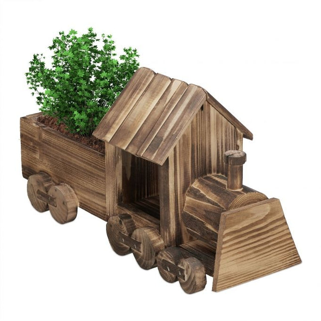 Dampflok für Blumenwagen zum Bepflanzen