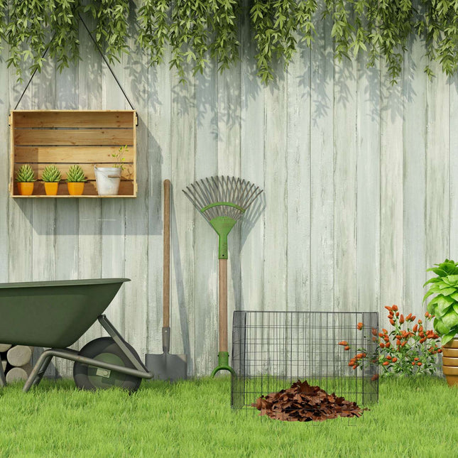 Steel Compost Bins Set of 2 – High Capacity Garden Waste