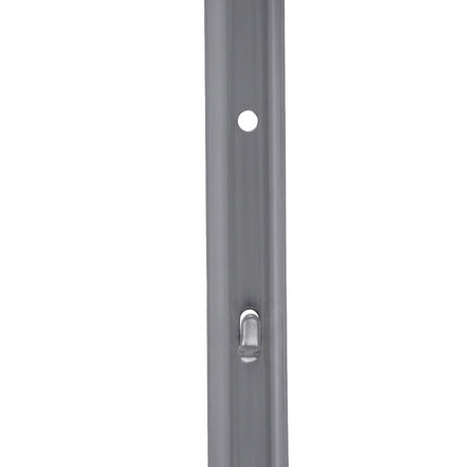 Stahlzaunpfähle mit Bodenankern, 90 cm, 10er Set