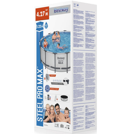 Stahlrahmen-Aufstellpool 4,27m x 1,22m Set