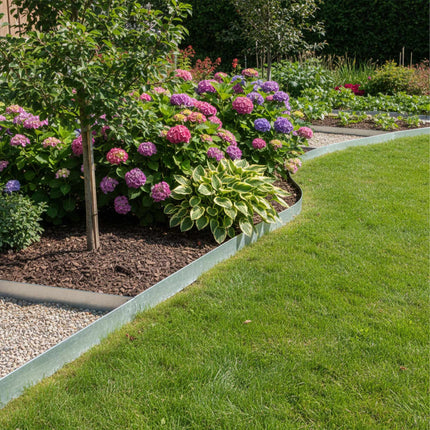 Steel Garden Bed Edging – Flexible, Weed Barrier