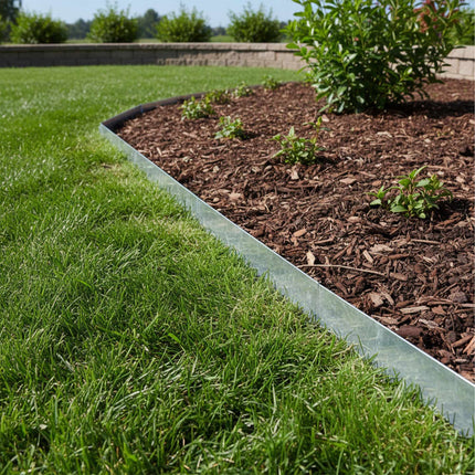 Steel Garden Bed Edging – Flexible, Weed Barrier