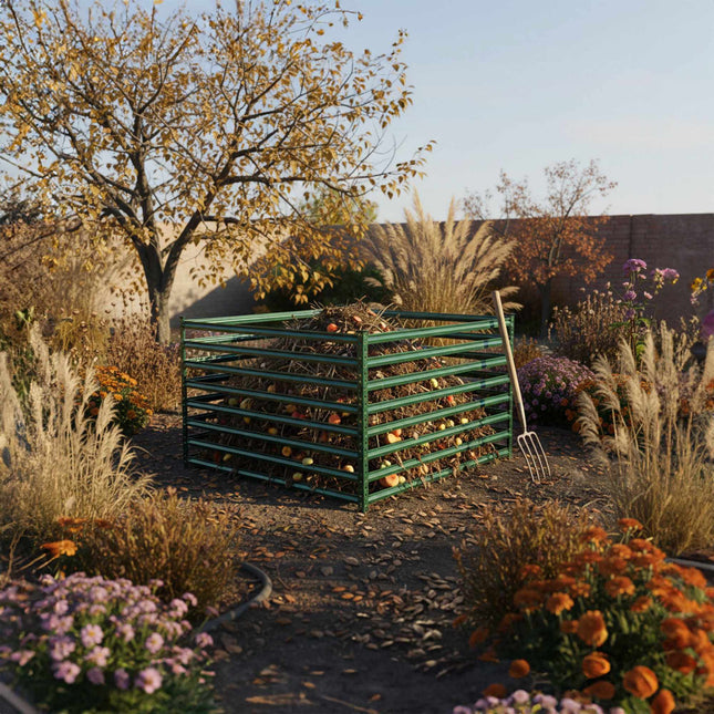 Steel Garden Composter with Open Slatted Design