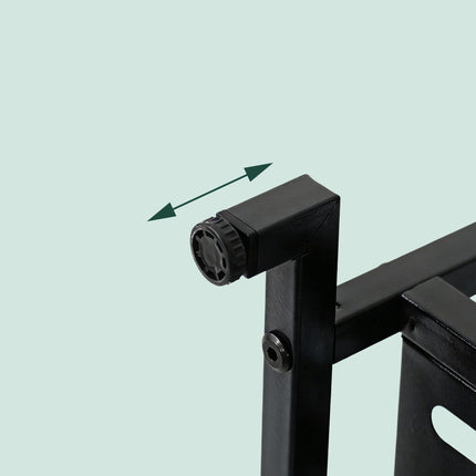 Steel Garden Tool Rack for 35 Tools – Black