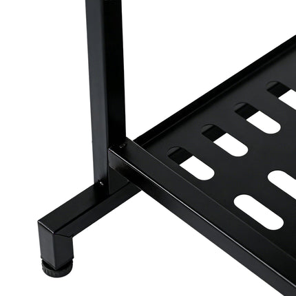 Steel Garden Tool Rack for 35 Tools – Black