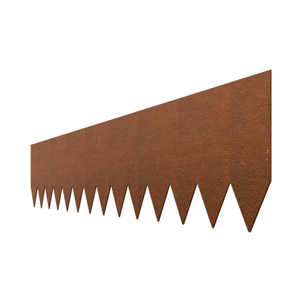 Steel Landscape Edging, 6-Pack 40 x 8 in, Bendable, Rust-Resistant