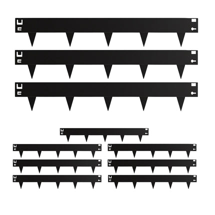 Steel Lawn Edging, Flexible Garden Border, Weed Barrier