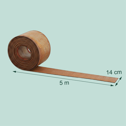 Steel Lawn Edging, Rust-Look, Flexible Garden Border